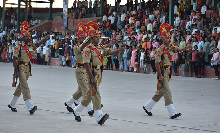 BSF Jawan Parade at Nadabet